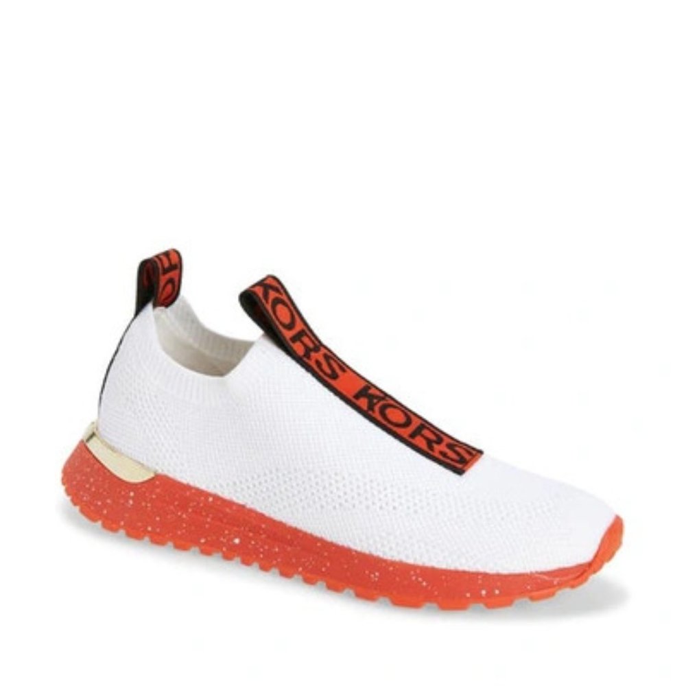 Michael Kors Bodie Slip On - Orange Multi - Size 9.5